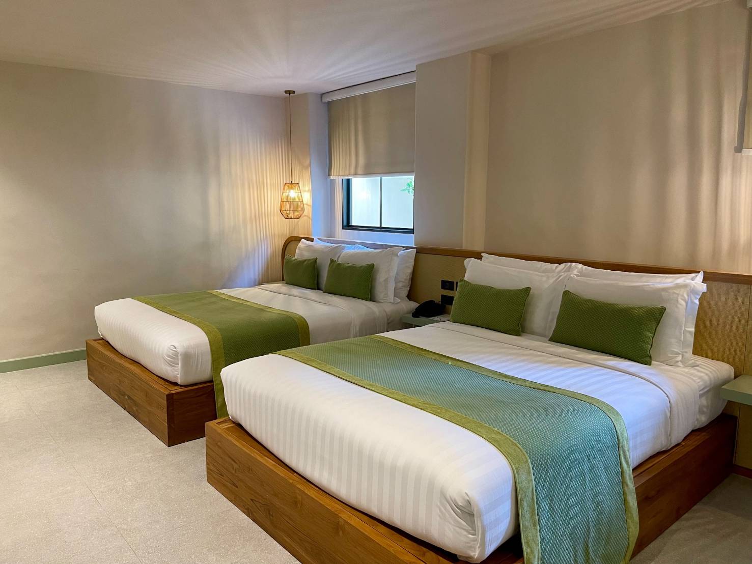 With a spacious living area and a separate bedroom, our Como One - Bedroom Suite is the ideal choice for either a family stay or business trips. These units offer the choice of a king size bed or two queen size beds.
The Como One - Bedroom Suites are situated in the Como building which is the latest addition to the Anantasila complex. Situated directly across from the hotel entrance, the Como Building is an excellent choice for value-minded travelers and small groups. It is approximately 70 meters from the beach.